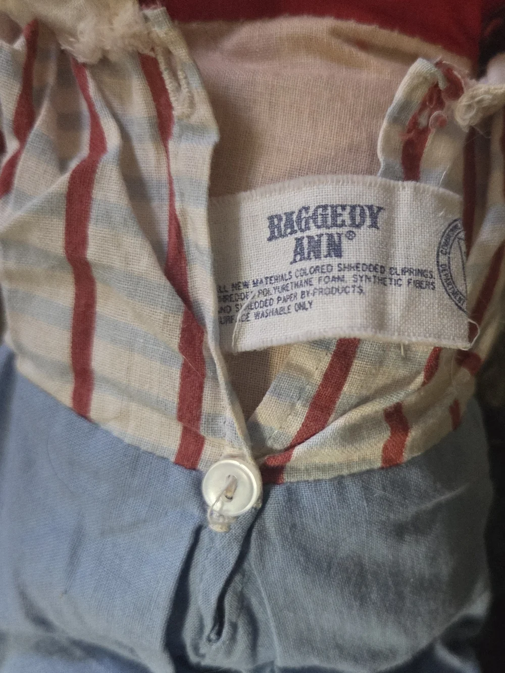 Rare vintage knickerbocker raggedy andy 70s 16 inch